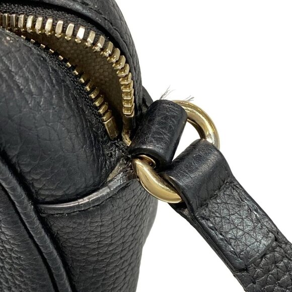 GUCCI Soho 308364 Black Leather Shoulder Bag - Picture 8 of 14